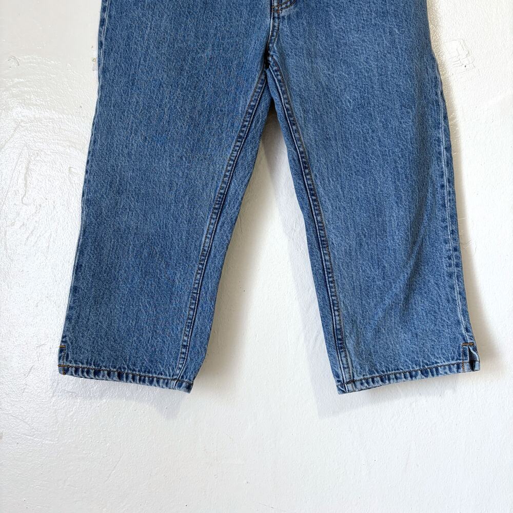 STILL HERE NY Capri Cropped Jeans Classic Blue Denim Size 26 - Picture 9 of 16